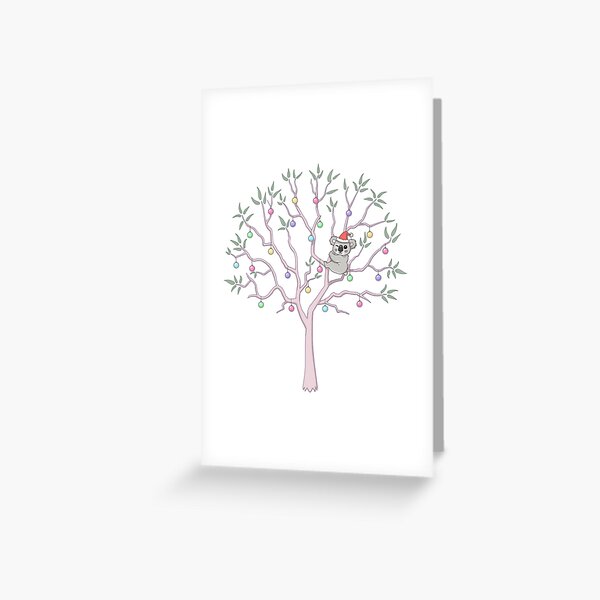 Item preview, Aussie Christmas - Koala in Eucalyptus Tree designed and sold by KatieCrooked.