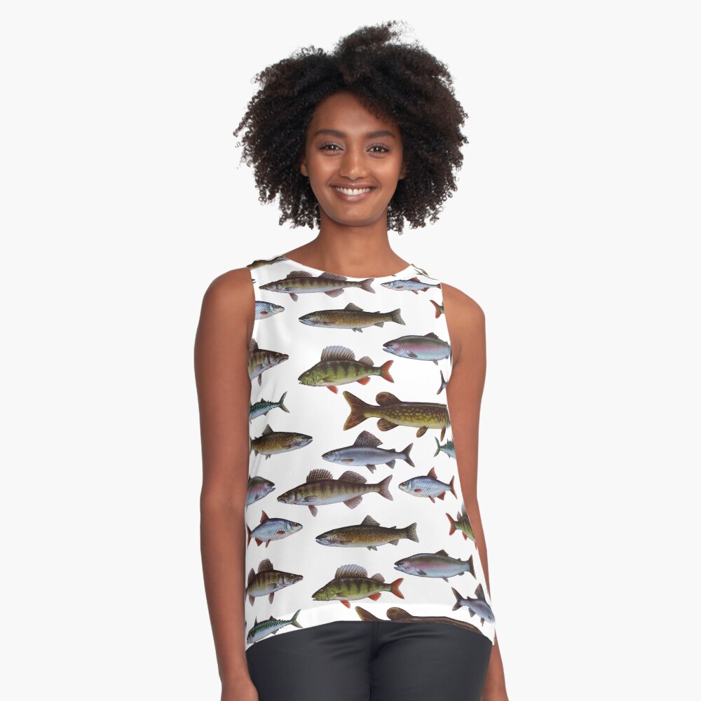 Item preview, Sleeveless Top designed and sold by tiokvadrat.