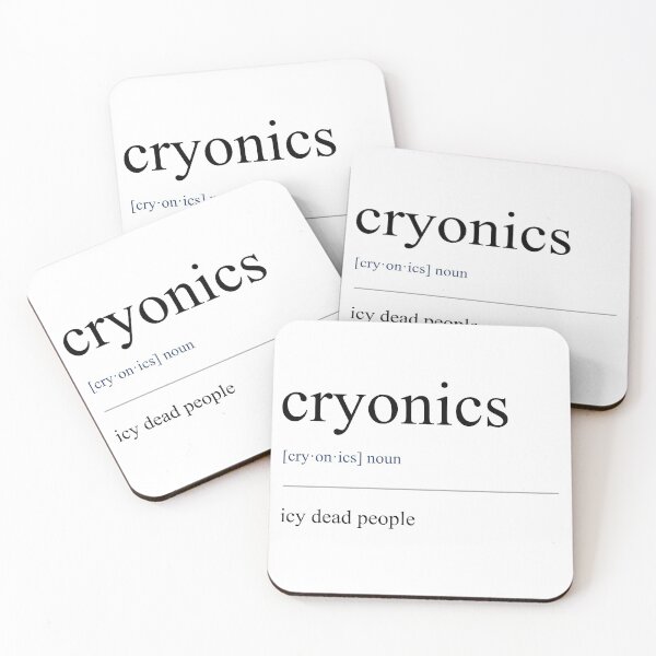 Item preview, Cryonics Definition - Icy Dead People designed and sold by SilentVice.