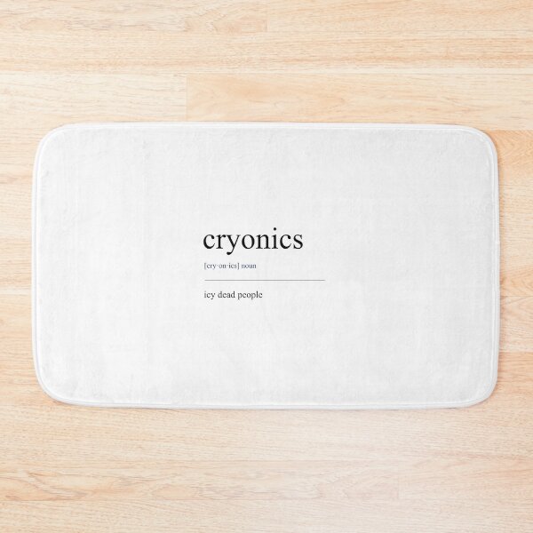 Item preview, Cryonics Definition - Icy Dead People designed and sold by SilentVice.