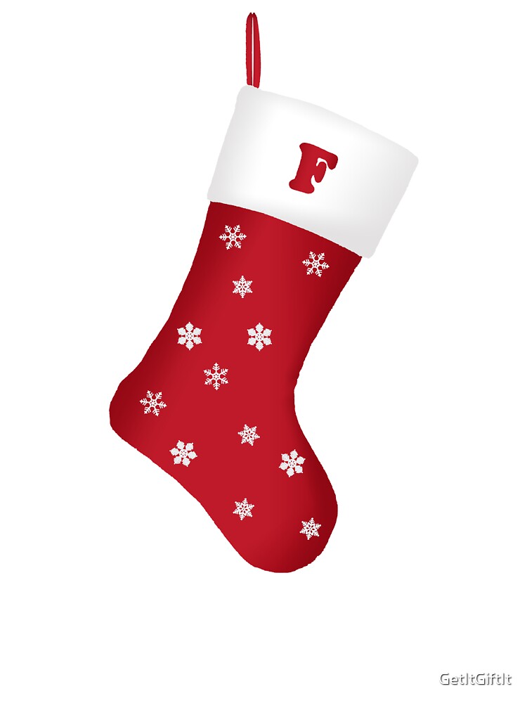 letter f christmas stocking