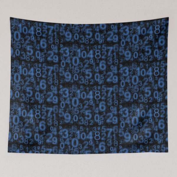 Item preview, Numbers Blue designed and sold by Colin Bentham.