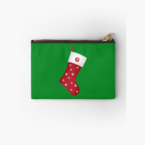 Item preview, Letter G Festive Christmas Stocking design designed and sold by GetItGiftIt.