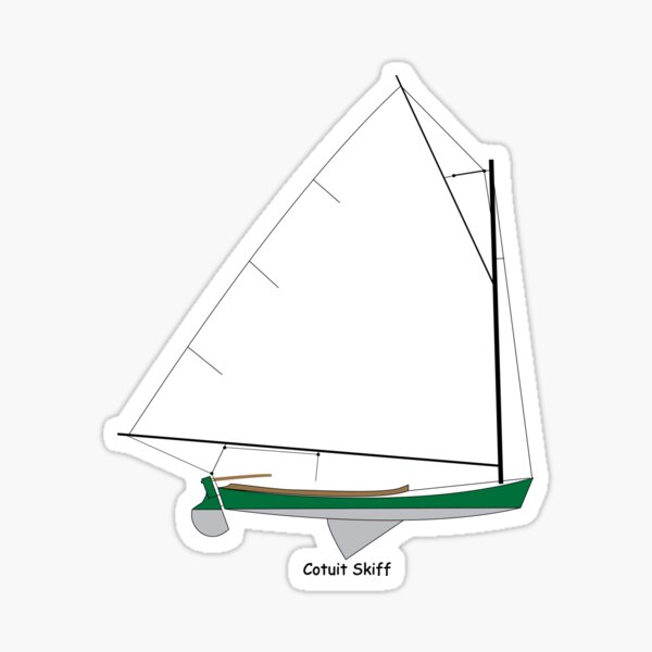 "Cotuit Skiff" Sticker for Sale by CHBB Redbubble