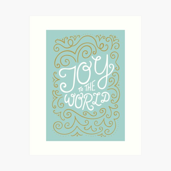 Item preview, Joy to the World, Christmas greeting designed and sold by abi bryan design.