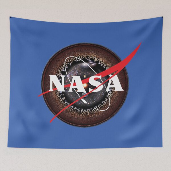 Item preview, NASA logo with The Universe! designed and sold by Pablo Carlos Budassi.