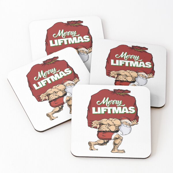Item preview, Merry Liftmas funny Swole Santa Christmas Workout Fitness designed and sold by Miftees.