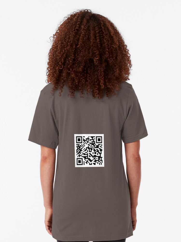 Rick Roll Qr Code T Shirt By Owowowowowo Redbubble - rick roll qr code shirt roblox