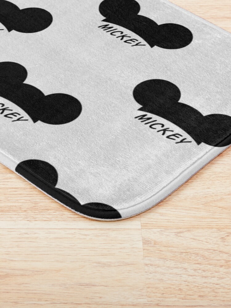 "Mickey" Bath Mat for Sale by prissoudu59 Redbubble