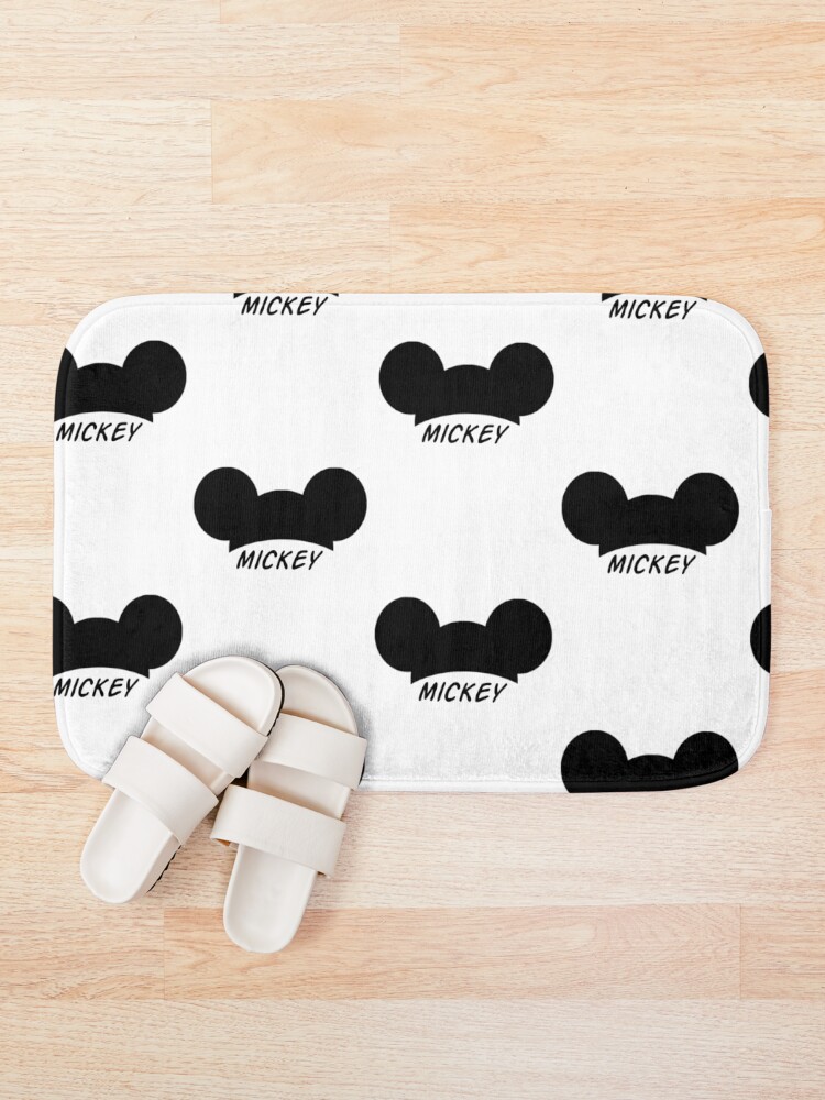"Mickey" Bath Mat for Sale by prissoudu59 Redbubble