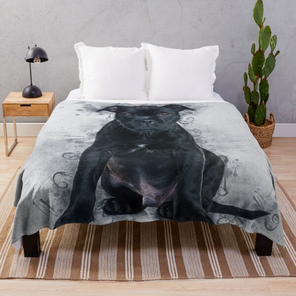 Staffordshire Bull Terrier Throw Blanket
