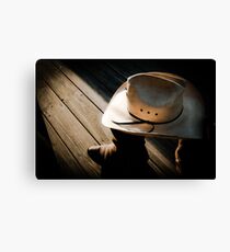 Shrunken Cowboy Canvas Print