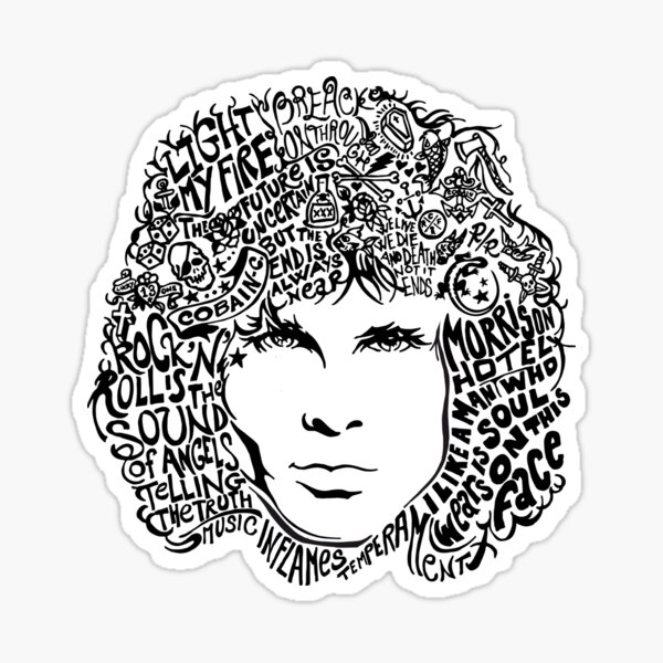 JIM MORRISON Sticker