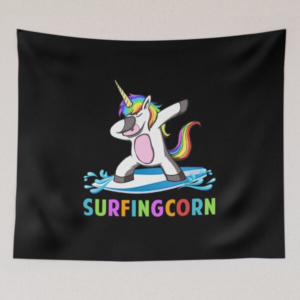 Item preview, Meaningful Unicorn And Surfing Lover Gift - Dabbing Unicorn - Surfingcorn Gift - Unicorn Surf  designed and sold by kntranhoang.