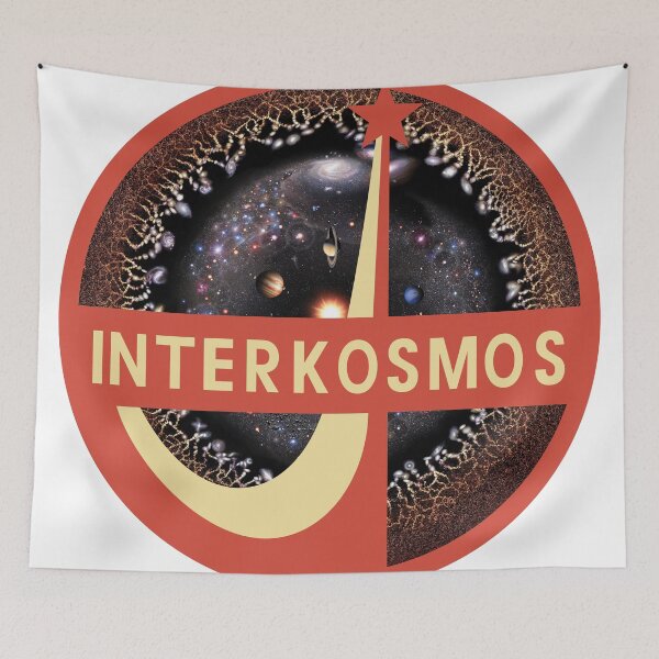 Item preview, INTERKOSMOS Logo Universe Background! designed and sold by Pablo Carlos Budassi.