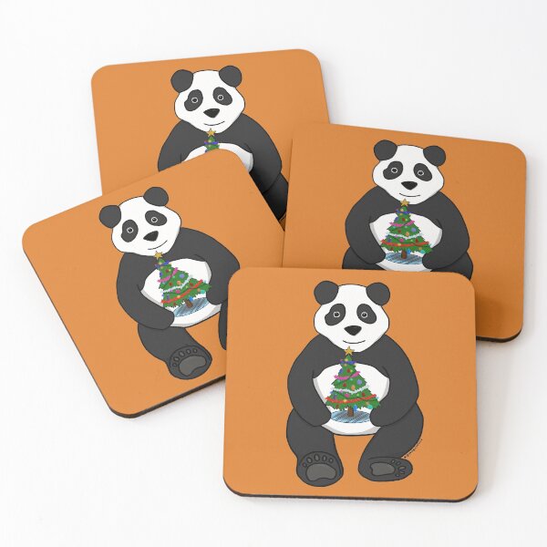 Item preview, Christmas Tree Panda designed and sold by Loadofolbobbins.