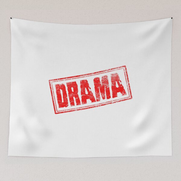 Item preview, Drama (Vintage Retro Stamp) designed and sold by SassyClassyMe.