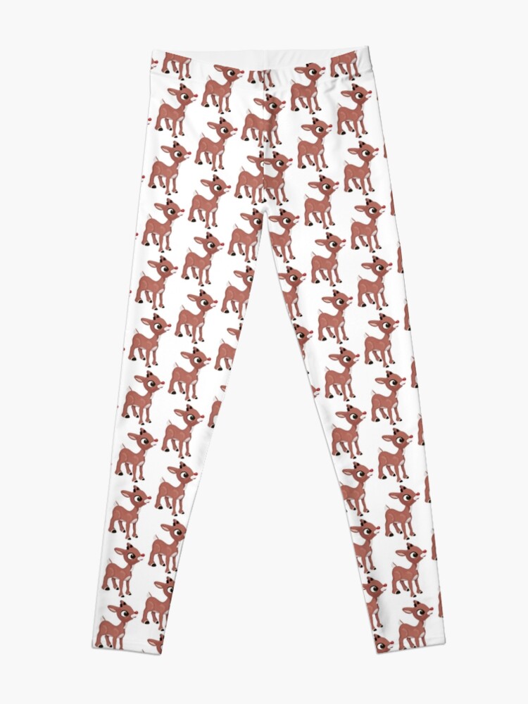 Alternate view of Classic Rudolph - © GraphicLoveShop Leggings