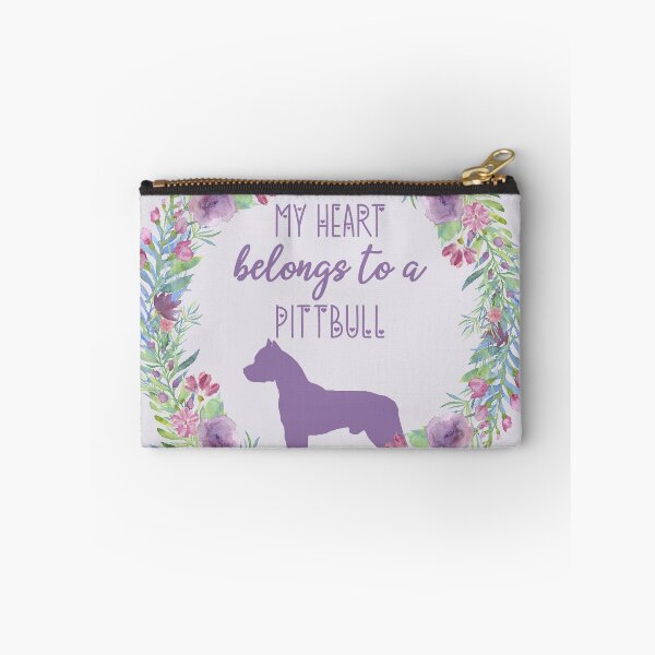 Item preview, My Heart Belongs to a Pittbull Floral Wreath Pastel designed and sold by PawsitiveGifts.