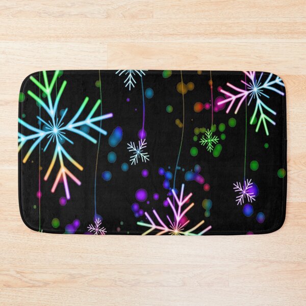 Item preview, snowflake backgroung black designed and sold by Eikia.
