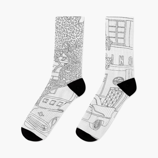Item preview, Miami South Beach - Line Art designed and sold by m-lapino.