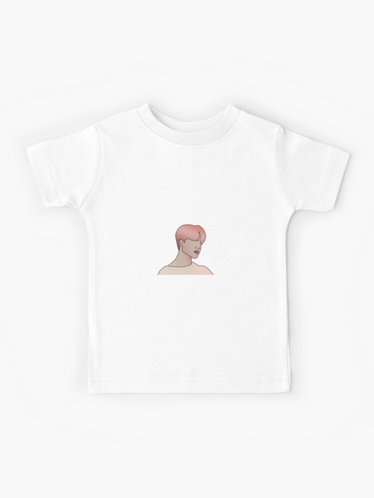 Park Jimin Mochi Pink Bts Outline Drawing Kids T Shirt By Bad At Drawing Redbubble