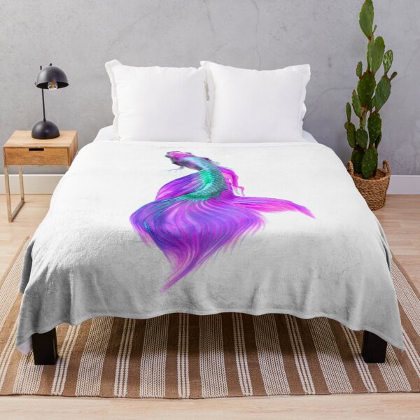 Item preview, Beautiful Colorful Betta Fish - Turquoise and Pink designed and sold by Sweetie Spicy.