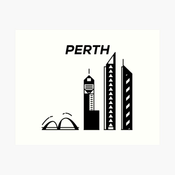 Item preview, Perth Skyline, France  designed and sold by marosharaf.