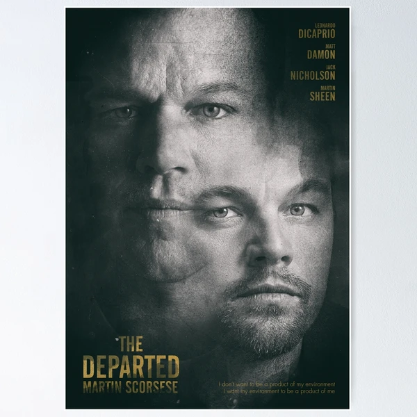 The Departed 4x6’ Bus Shelter Movie outlet Poster - RARE Original - Scorsese/DiCaprio