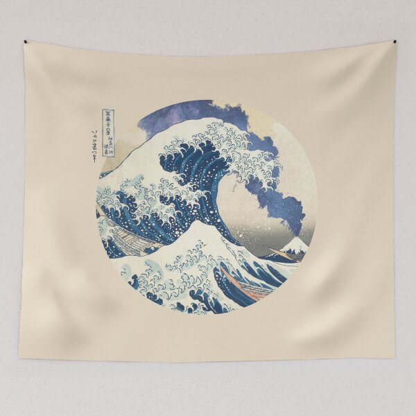 Item preview, Great Wave Off Kanagawa Erupting designed and sold by anthonylonder.