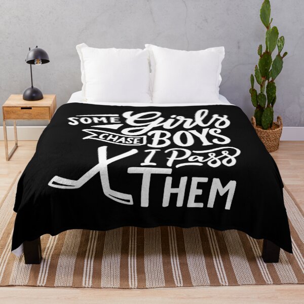 Item preview, Some Girls Chase Boys I Pass Them Ice Hockey Funny Sports designed and sold by yesqueen.