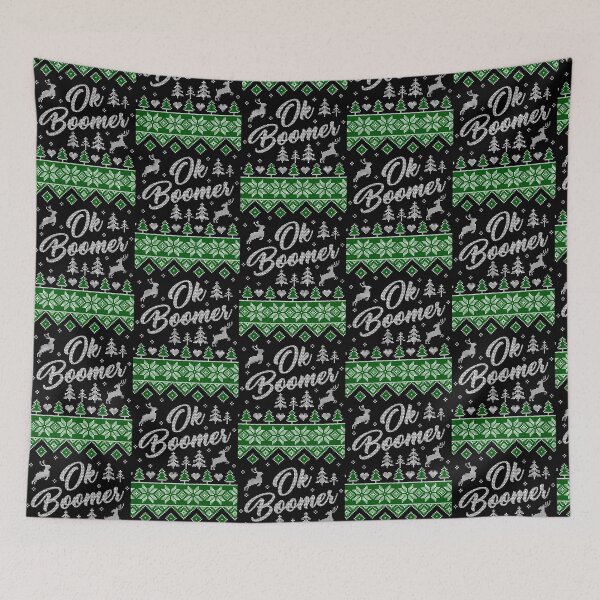 Item preview, OK Boomer Funny Ugly Christmas designed and sold by Bethcentral Designs.