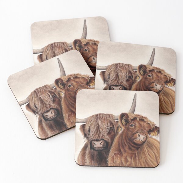 Item preview, Heilan'Coos - Scottish Highland Cattle designed and sold by Salty Dog Studio.