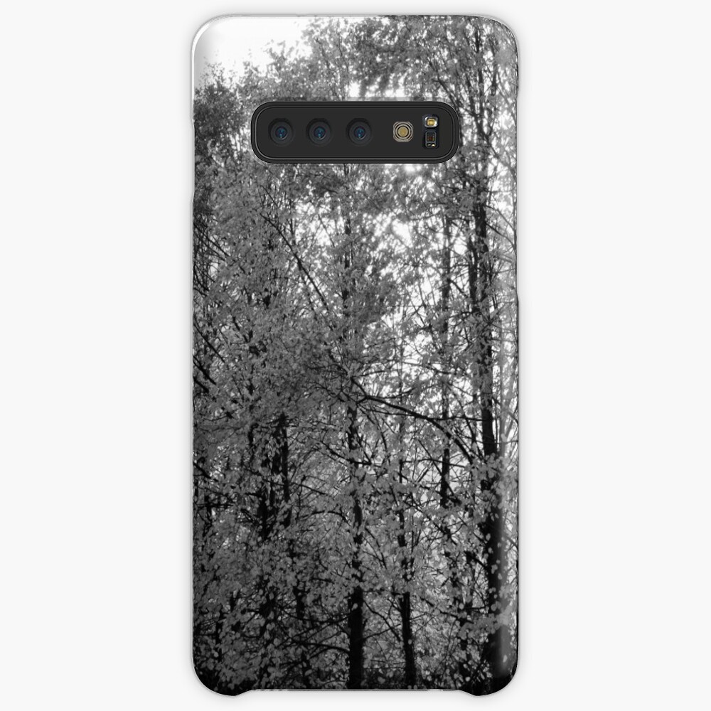Autumn Trees in Black and White Case & Skin for Samsung Galaxy