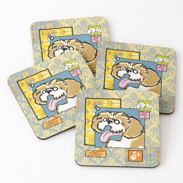 Item preview, Shih Tzu - Gold and White (Collage) designed and sold by TheChicken.