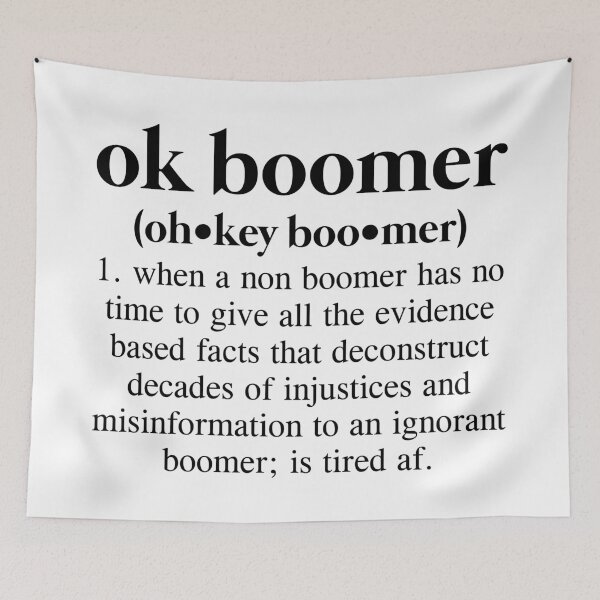 Item preview, Ok Boomer Defintion designed and sold by kjanedesigns.