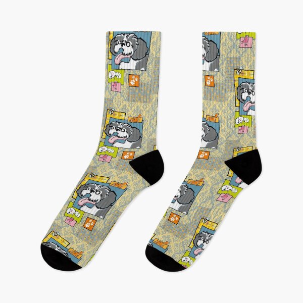 Item preview, Shih Tzu - Grey and White (Collage) designed and sold by TheChicken.