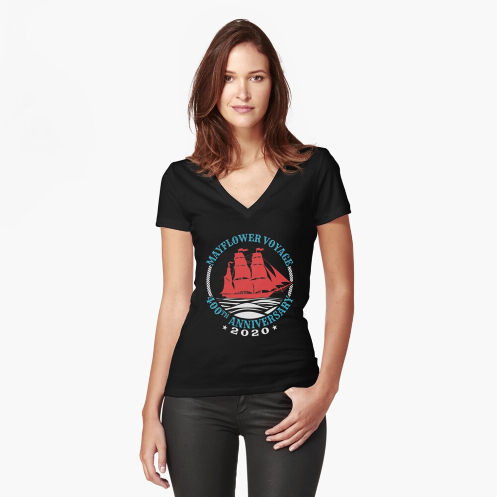 Item preview, Fitted V-Neck T-Shirt designed and sold by jaygo.
