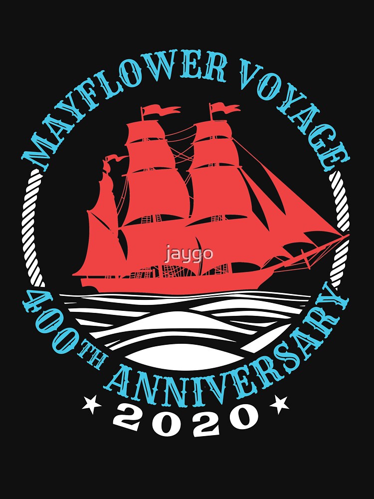 Thumbnail 7 of 7, Essential T-Shirt, Mayflower Voyage 400th Anniversary 2020 designed and sold by jaygo.