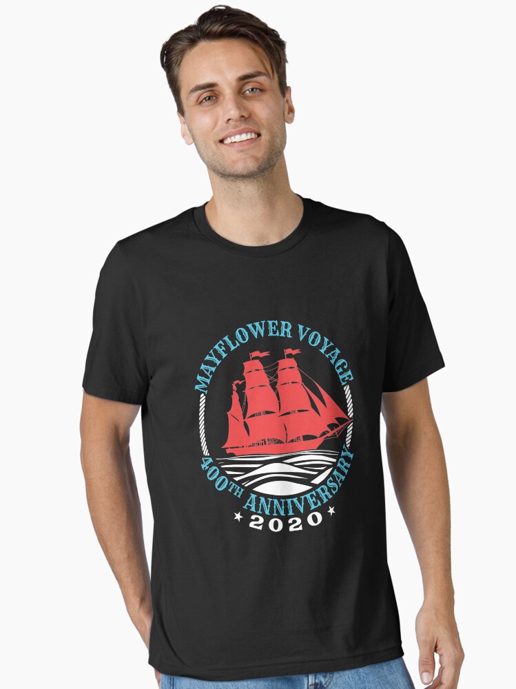 Thumbnail 1 of 7, Essential T-Shirt, Mayflower Voyage 400th Anniversary 2020 designed and sold by jaygo.