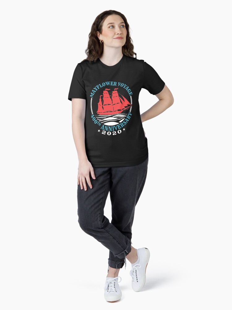 Thumbnail 4 of 7, Essential T-Shirt, Mayflower Voyage 400th Anniversary 2020 designed and sold by jaygo.