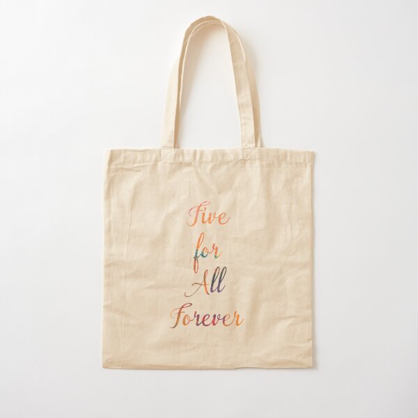 Five For All Forever Cotton Tote Bag