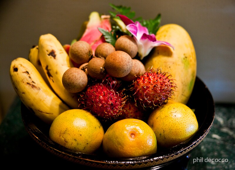 Southeast Asian Fruits By Phil Decocco Redbubble   Flat,800x800,075,f.u3 