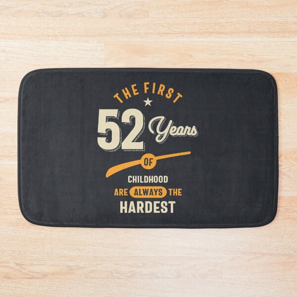 Item preview, The First 52 Years - 52nd Birthday Gift designed and sold by cidolopez.