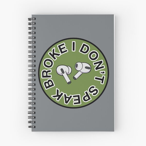 Item preview, AirPods Pro - I Don’t Speak Broke - Olive Green designed and sold by MOREDANKMEMES.