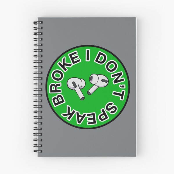 Item preview, AirPods Pro - I Don’t Speak Broke - Green  designed and sold by MOREDANKMEMES.