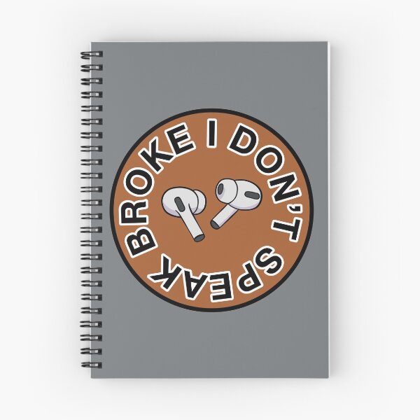 Item preview, AirPods Pro - I Don’t Speak Broke - Coffee Brown designed and sold by MOREDANKMEMES.