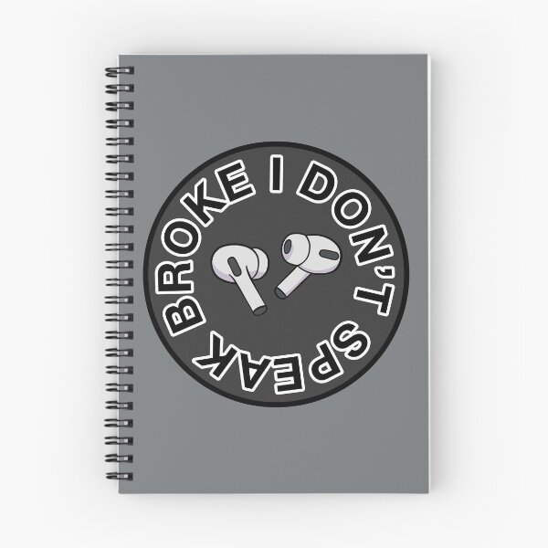 Item preview, AirPods Pro - I Don’t Speak Broke - Black designed and sold by MOREDANKMEMES.