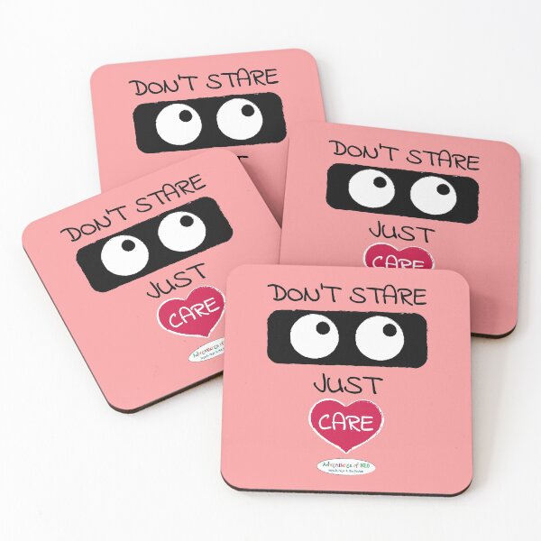 Item preview, Adventures of Neo - Don't Stare, Just Care (on pink) designed and sold by AdventuresOfNeo.