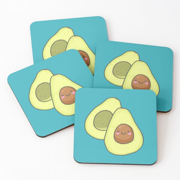 Item preview, Happy Fresh Avocado - Kawaii Avocardio designed and sold by Fruitsome.